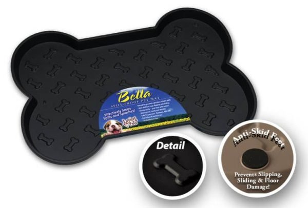Bella Spill-Proof Dog Mat - 2 Colors & 2 Sizes