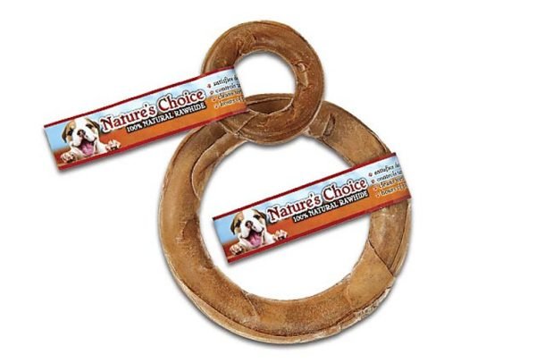 Nature's Choice® - 6" Pressed Rawhide Chew Donut