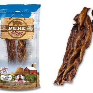 Pure Piggy Braided Pig Pizzle (2 Pack)