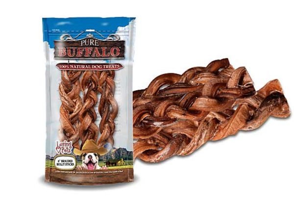 Pure Buffalo Braided Bully Sticks
