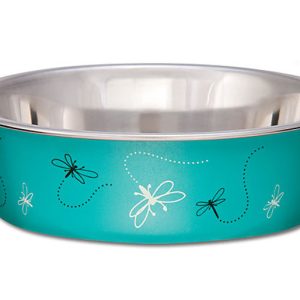 Bella Bowl - Stainless Steel Dog Bowl - Turquoise