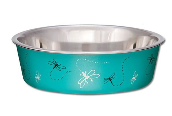 Bella Bowl - Stainless Steel Dog Bowl - Turquoise