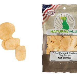 Natural Value Puffed Potato & Chicken Chips for Dogs